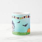 Whimsical Gnome Halloween Kaffeetasse (Mittel)
