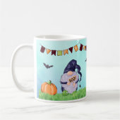 Whimsical Gnome Halloween Kaffeetasse (Links)