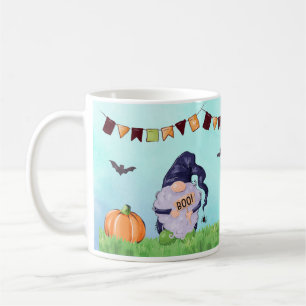 Whimsical Gnome Halloween Kaffeetasse