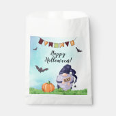 Whimsical Gnome Happy Halloween Geschenktütchen (Vorderseite)