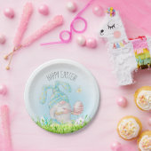 Whimsical Gnome Happy Oaster Pappteller (Party)