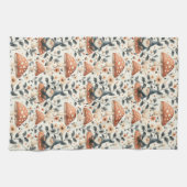 Whimsical Gnome & Mushroom Verzauberung Wald Geschirrtuch (Horizontal)