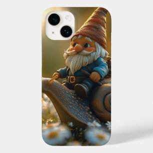 Whimsical Gnome on Snail Ride Magische Gartenlands Case-Mate iPhone 14 Hülle