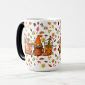 Whimsical Gnome Pumkin Latte Tasse (Vorderseite Links)