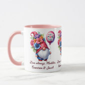 Whimsical Gnome-tastic Beste Mama je Tasse (Links)