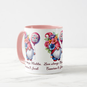 Whimsical Gnome-tastic Beste Mama je Tasse