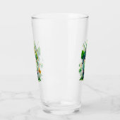 Whimsical Gnome umgeben von lebendigen Blätter Glas (Links)