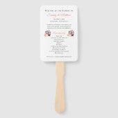 Whimsical Gnome Wald Hochzeit Programm Fächer (Vorderseite)