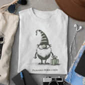 Whimsical Gnome with Gift - Women's T - Shirt