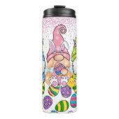 Whimsical Gnomes feiern Ostern Thermosbecher (Vorderseite)