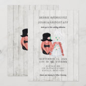 Whimsical Gnomes Fun Wedding Invitation Einladung (Vorne/Hinten)