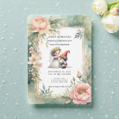 Whimsical Gnomes Fun Wedding Invitation Einladung