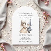 Whimsical Gnomes Fun Wedding Invitation Einladung