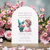 Whimsical Gnomes Fun Wedding Invitation  Einladung