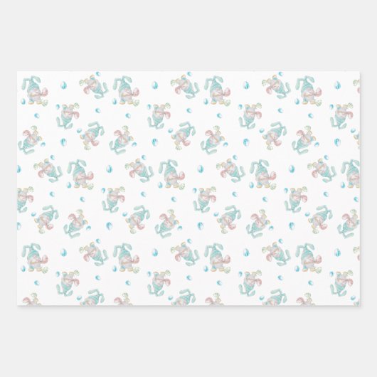 Whimsical Gnomes Oster Geschenkpapier Set (Vorderseite 3)