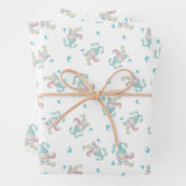 Whimsical Gnomes Oster Geschenkpapier Set (Beispiel)