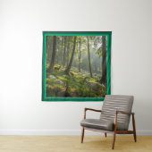Whimsical Goat in Forest Photo Tapestry for Walls Wandteppich (Beispiel)
