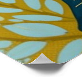 Whimsical Goldfish Poster - Natur Inspiriert Kunst (Ecke)