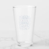 Whimsical Good is Good Typografie Glas (Rückseite)