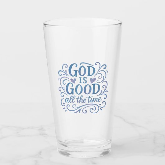 Whimsical Good is Good Typografie Glas (Vorderseite)
