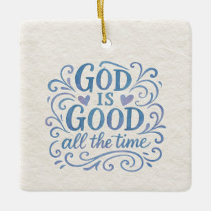 Whimsical Good is Good Typografie Keramikornament