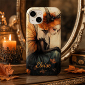 Whimsical Goth Fairy & Bat | Custom Halloween Case