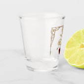 Whimsical Goth Liebe Pop Schnapsglas (Links)