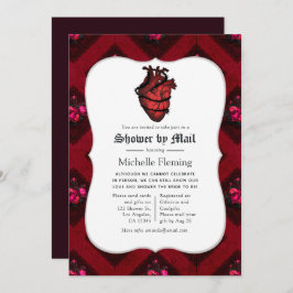 Whimsical Gothic Brautparty per Mail Einladung