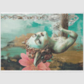 Whimsical Gothic Gargoyle Fairy Decoupage Seidenpapier (Vorderseite)