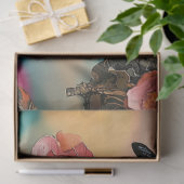 Whimsical Gothic Gargoyle Floral Crown Schmetterli Seidenpapier (Geschenk)