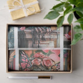 Whimsical Gothic Paris Gargoyle Decoupage Seidenpapier (Geschenk)