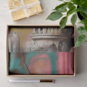 Whimsical Gothic Paris Gargoyle Decoupage Seidenpapier (Geschenk)