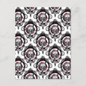 Whimsical Gothic Wedding Guest Details Begleitkarte (Rückseite)