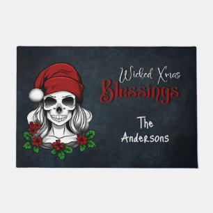 Whimsical Gothic Weihnachten Weihnachten Fußmatte