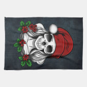 Whimsical Gothic Weihnachten Weihnachten Geschirrtuch (Horizontal)