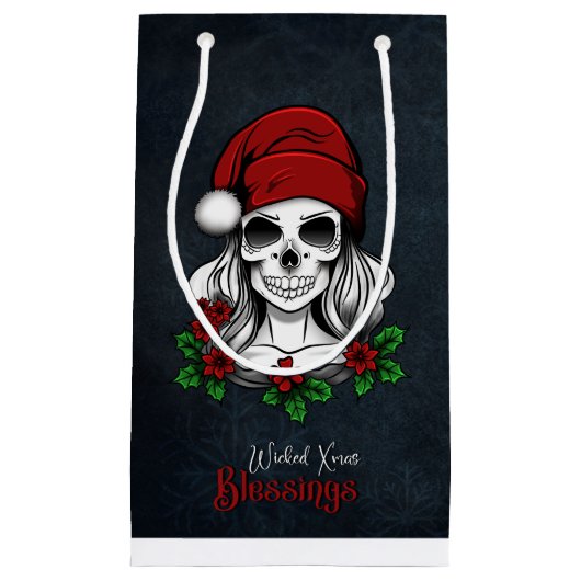Whimsical Gothic Weihnachten Weihnachten Kleine Geschenktüte (Vorderseite)
