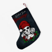 Whimsical Gothic Weihnachten Weihnachten Kleiner Weihnachtsstrumpf (Rückseite (Hängend))