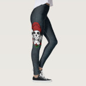 Whimsical Gothic Weihnachten Weihnachten Leggings (Rechts)
