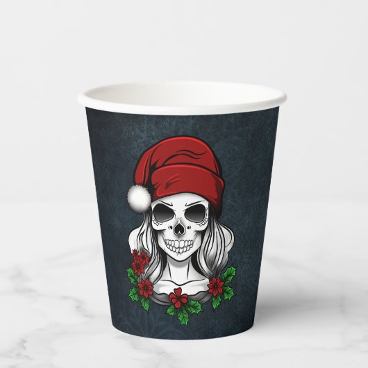 Whimsical Gothic Weihnachten Weihnachten Pappbecher (Vorderseite)