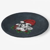 Whimsical Gothic Weihnachten Weihnachten Pappteller (Schrägansicht)