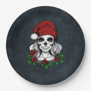 Whimsical Gothic Weihnachten Weihnachten Pappteller