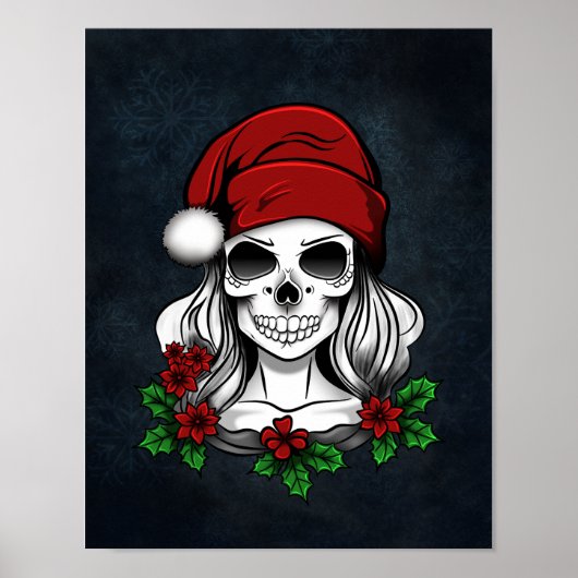 Whimsical Gothic Weihnachten Weihnachten Poster (Vorne)