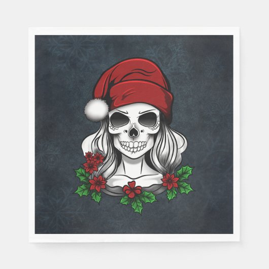 Whimsical Gothic Weihnachten Weihnachten Serviette (Vorderseite)