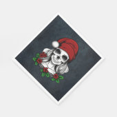 Whimsical Gothic Weihnachten Weihnachten Serviette (Ecke)