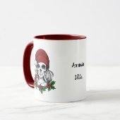 Whimsical Gothic Weihnachten Weihnachten Tasse (Vorderseite Links)