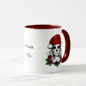 Whimsical Gothic Weihnachten Weihnachten Tasse (VorderseiteRechts)