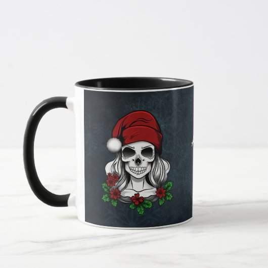 Whimsical Gothic Weihnachten Weihnachten Tasse (Links)
