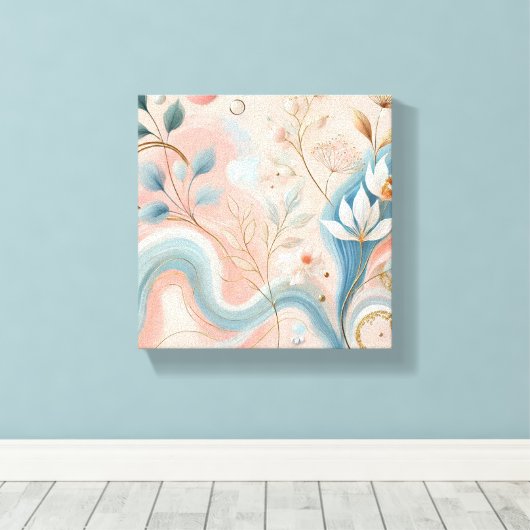 Whimsical Grace Leinwanddruck (Insitu (Holzboden))