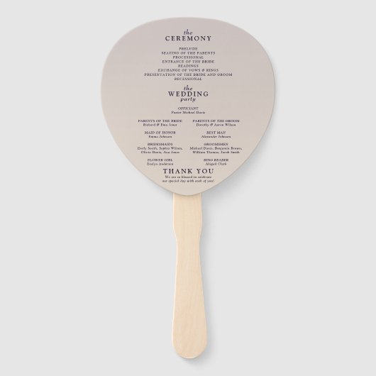 Whimsical Gradient Lila Floral Wedding Programm Fächer (Rückseite)