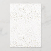 Whimsical Graduation Party Dinner Menü Menükarte (Rückseite)